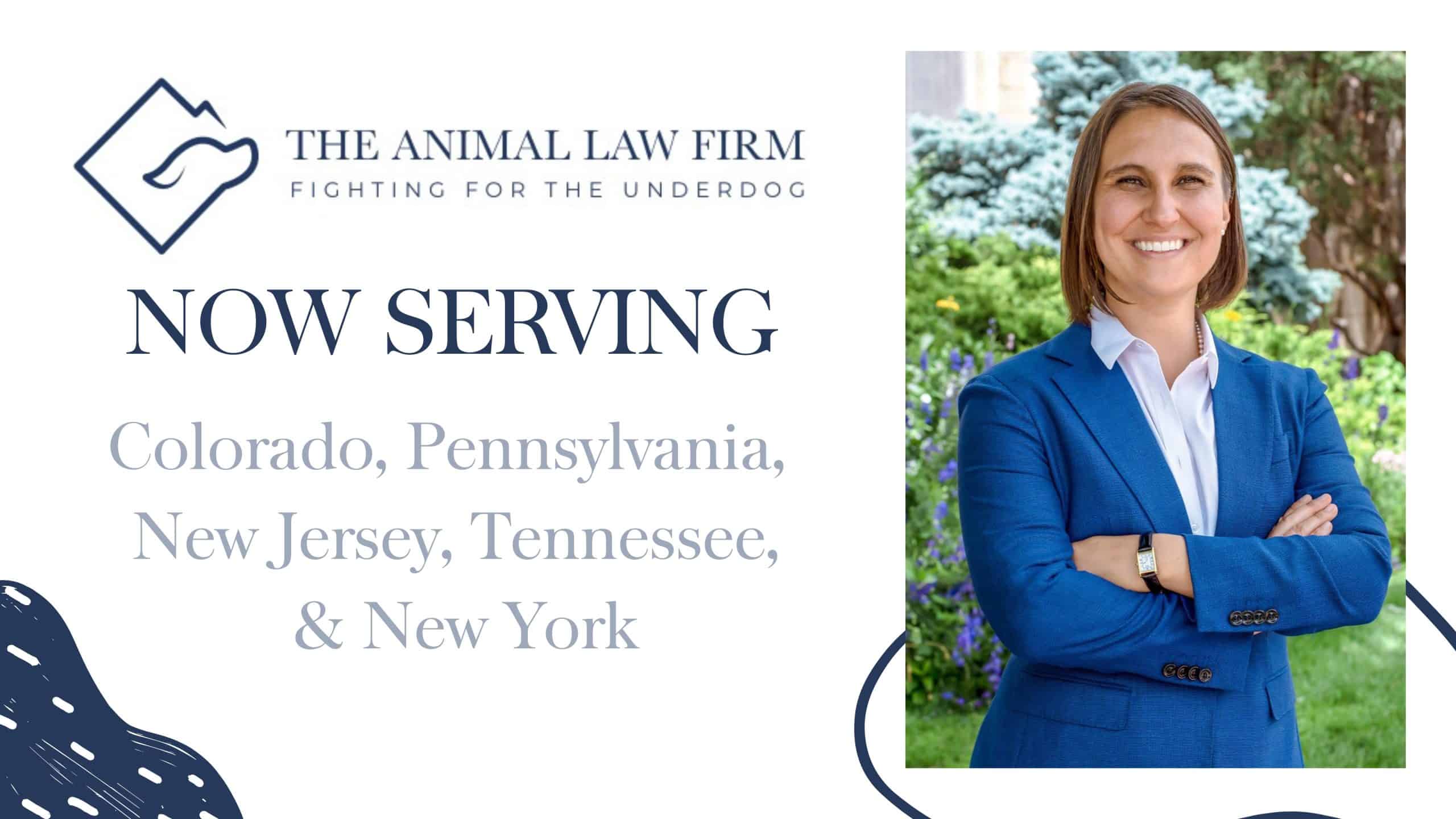 The Animal Law Firm is now accepting clients in New York & Tennessee!